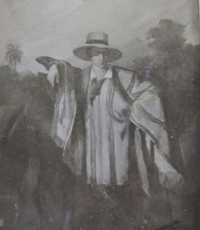 Désiré ROULIN, en costume colombien