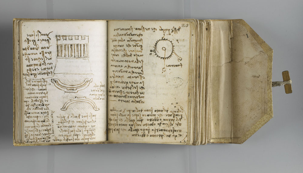 Léonard de Vinci. Manuscrit I. Ms 2180. © RMN-Grand Palais (Institut de France) / René-Gabriel Ojéda 