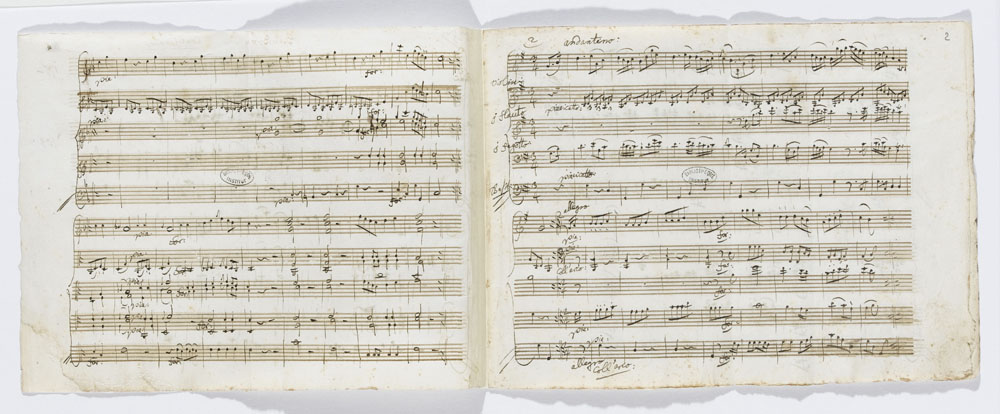 Wolfgang Amadeus Mozart , partition autographe. Ms 2646. © RMN-Grand Palais (Institut de France) / Gérard Blot Wolfgang Amadeus Mozart , partition autographe. Ms 2646. © RMN-Grand Palais (Institut de France) / Gérard Blot