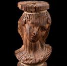 François Willème (French, 1830–1905). "Unfinished photosculpture bust"