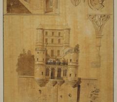 Dessins de Charles Percier, Ms 1013, fol.17 pièce 70 © RMN-Grand Palais Dessins de Charles Percier, Ms 1013, fol.17 pièce 70 © RMN-Grand Palais