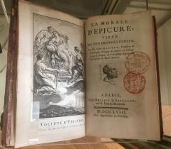  La morale d’Epicure, tirée de ses propres écrits / Charles Batteux.- 8° M 44 © Bibliothèque de l'Institut de France La morale d’Epicure, tirée de ses propres écrits par l'abbé Charles Batteux.- 8° M 44© Bibliothèque de l'Institut de France