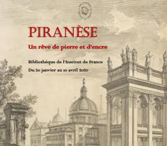 Affiche de l'exposition Piranèse Un rêve de pierre et d'encre