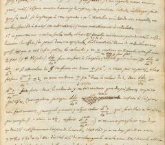 Lettre autographe signée, 16 octobre 1764. Jean Le Rond d’Alembert, Lettres au comte Joseph-Louis Lagrange, feuillet 14