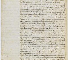 Lettre autographe de Descartes au père Marin Mersenne (2)