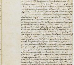 Lettre autographe de Descartes au père Marin Mersenne (3)