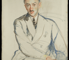 Portrait d’André Maurois par Jacques-Émile Blanche, 1926 (Objet 1306, don de Mme Anne-Mary Charrier, 2009)