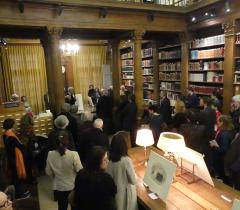 Inauguration du Cabinet d'estampes contemporaines_Discours d'Érik Desmazières © Bibliothèque de l'Institut de France