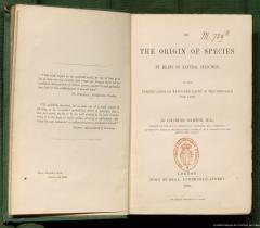 "On the origin of species..." de Charles Darwin. © -Bibliothèque de l'Institut de France