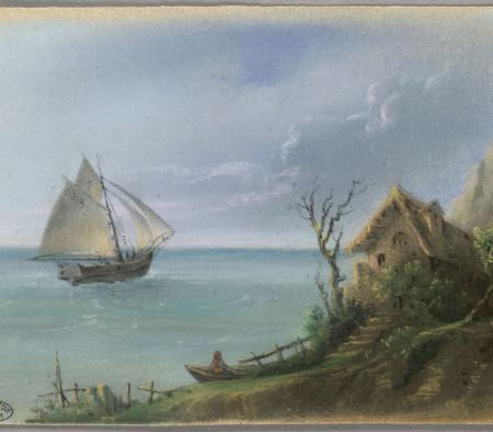 Dessins et croquis d'Hercule Catenacci. Ms 4189 f.18